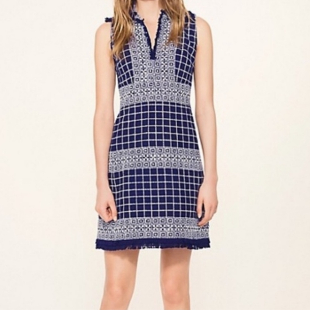 TORY BURCH Tweed "Carlsbad" Dress Sz 14 NWT